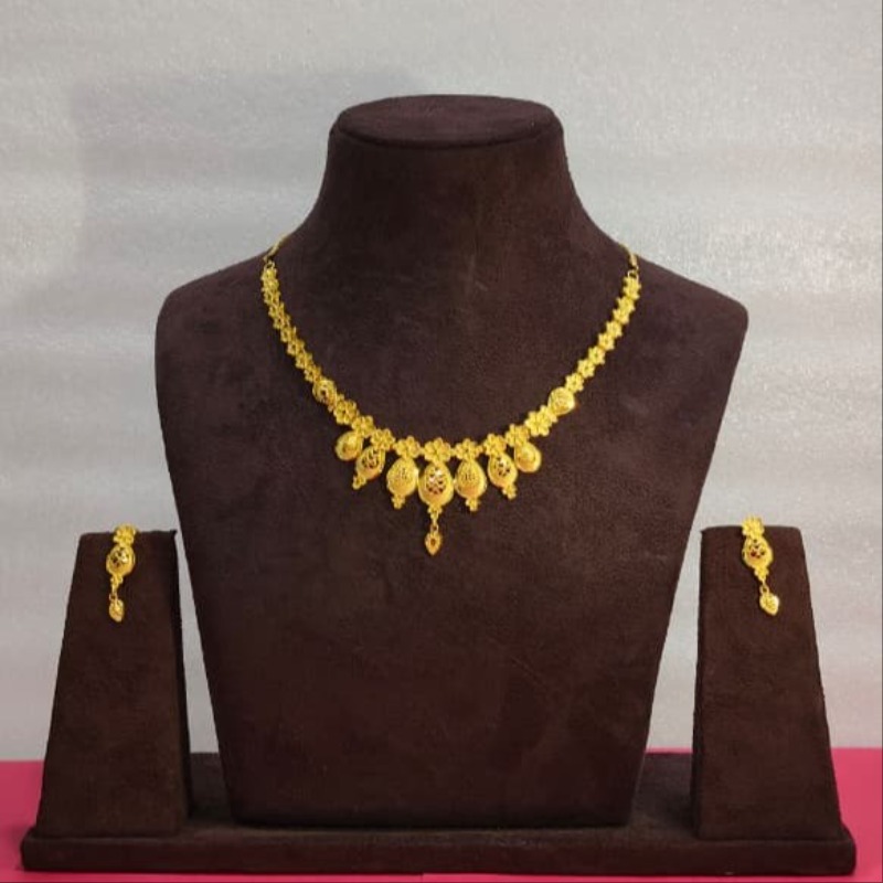 925 SILVER GOLD PLATED NECKLACE